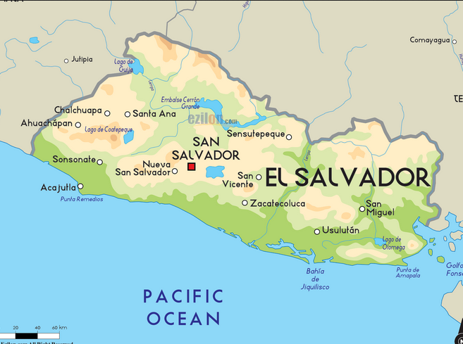 salvador map