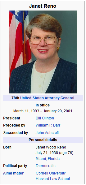 janet reno